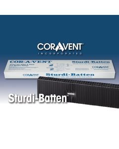 Cor-A-Vent SB-48 Sturdi-Batten 7/16"x1-1/2"x4' Coravent 1pc