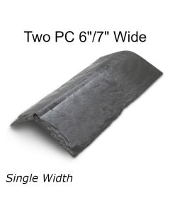 DaVinci SWSHR Single-Width Slate Hip/Ridge Two-PC 6" & 7" 5LF/BDL 20PC/BDL