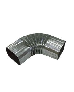 Berger Square Corrugated Elbow B-Bend 75 Degrees Galvanized 2"x3"