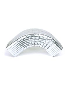 Berger Square Corrugated Elbow A-Bend 90 Degrees Galvanized 4"x5"
