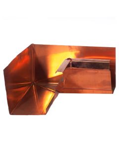 Berger K-Style Inside Box Miter 90 Degrees Copper 6"