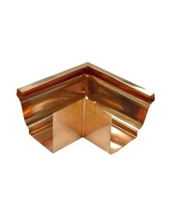 Berger K-Style Outside Box Miter 90 Degrees Copper 6"