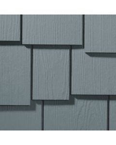 James Hardie Shingle Fiber Cement Staggered Siding 15.25"x48" Boothbay Blue 1pc