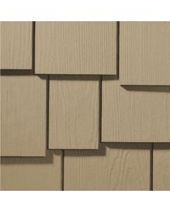 James Hardie Shingle Fiber Cement Staggered Siding 15.25"x48" Khaki Brown 1pc
