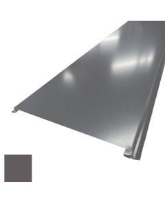 Lakefront Sheet Metal Standing Seam 12" Flush Reveal Panel 1ft Charcoal