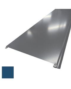 Lakefront Sheet Metal Standing Seam 12" Flush Reveal Panel 1ft Regal Blue