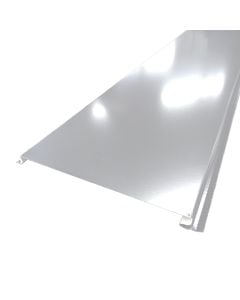 Lakefront Sheet Metal Standing Seam 12" Flush Reveal Panel 1ft Regal White