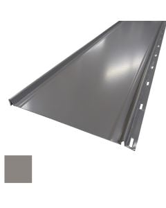 Lakefront Sheet Metal Standing Seam 12" Nail Flange Panel 1ft Ash Gray