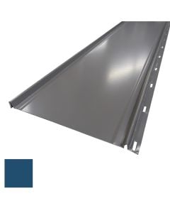 Lakefront Sheet Metal Standing Seam 12" Nail Flange Panel 1ft Regal Blue