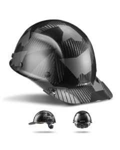 LIFT DAX Carbon Fiber Hard Hat Cap Brim Black Camo