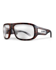 LIFT EBD10TC Bold Safety Glasses Tortoise Frame Clear Lens