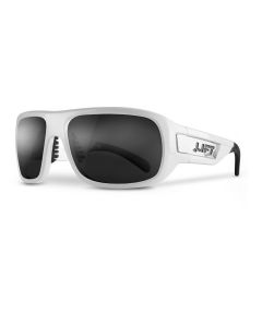 LIFT EBD10WP Bold Safety Glasses White Frame Polarized Lens