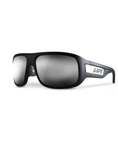 LIFT EBD15MKSR Bold Safety Glasses Matte Black Frame Silver Revo