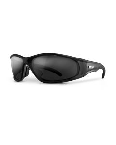 LIFT ESR12KST Strobe Safety Glasses Black Frame Smoke Lens