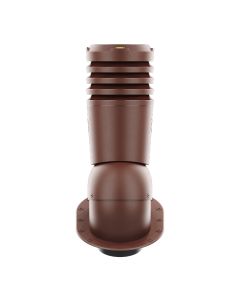 RoofiVent EL-6-01-PI iVent Eco Exhaust Vent for Metal Roofs 6" Brown