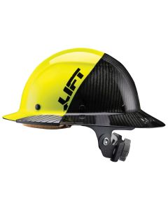 LIFT HDF50C-19HC DAX 50 Carbon Hard Hat Full Brim Yellow