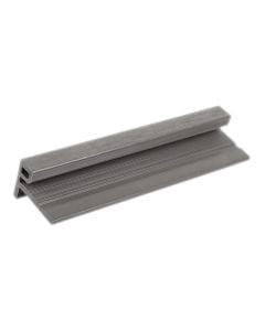 NewTechWood UH50-8-LG European Siding System Composite Siding F-Channel 2.9"x2.09"x8' Westminster Gray 1pc