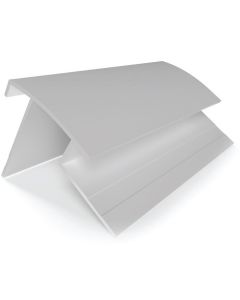 Tamlyn XOCAT516-CA XtremeTrim 5/16" Panel Asymmetrical Taper Outside Corner - 10' Clear Anodized EA
