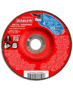 Diablo Metal Grinding Abrasive Wheel 4"x1/4"
