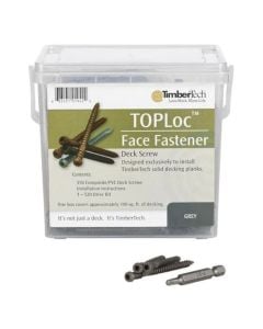 TimberTech TLOC350G TOPLoc Screws For PRO and EDGE 2.5" Gray 100 sq ft