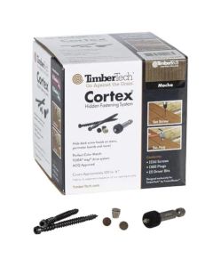 TimberTech CTX100LCM Cortex Screws For PRO and EDGE Mocha 100 linear ft