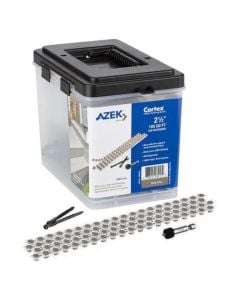 TimberTech CTC100SFSG Cortex Screws Collated Strips For AZEK Slate Gray 100 sq ft