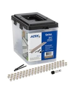 TimberTech CTC100SFWT Cortex Screws Collated Strips For AZEK Weathered Teak 100 sq ft