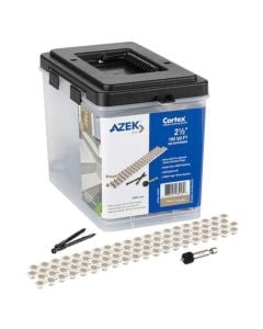 TimberTech CTC100SFFW Cortex Screws Collated Strips For AZEK French White Oak 100 sq ft