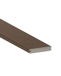 TimberTech AGB15512EW AZEK Vintage Composite Deck Board Polymer Flame Spread Grooved 5.5"x12' English Walnut 1pc