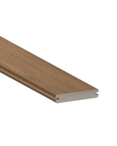 TimberTech AGB15512WT AZEK Vintage Composite Deck Board Polymer Flame Spread Grooved 5.5"x12' Weathered Teak 1pc