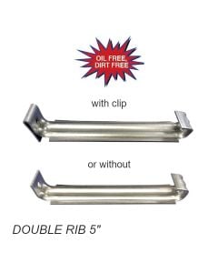 US Aluminum Double Rib Hanger 5"