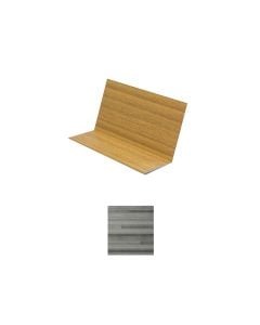 Vesta Steel Siding Brick Ledge Flashing HD3 Woodgrain Driftwood 10'