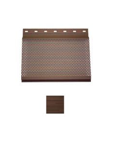 Vesta Steel Siding Full Vent Plank Soffit HD3 Woodgrain Autumn Thistle 5"x8' 15/carton