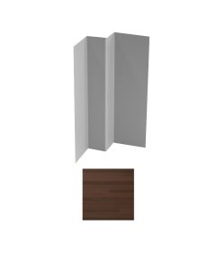 Vesta Steel Siding Inside Corner Block HD3 Woodgrain Autumn Thistle 10'