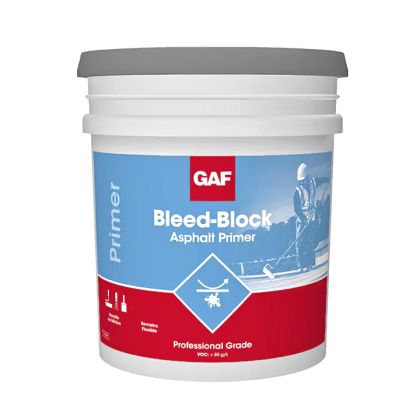 GAF Bleed Block Asphalt Primer 5g Light Blue 8 Buckets