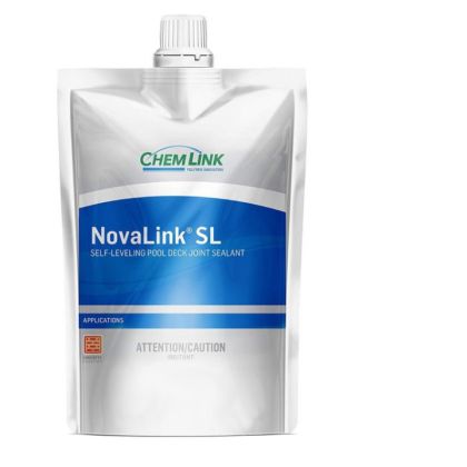 ChemLink F1239 NovaLink Pool Deck Sealant 68oz Pouch 4ct Stone