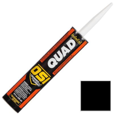 OSI Quad Window Door Siding Sealant Caulk 10oz Black 003