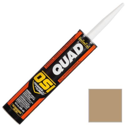 OSI Quad Window Door Siding Sealant Caulk 10oz Autumn Tan 497