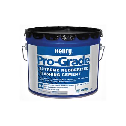 Henry Pro-Grade 167 Extreme Rubberized Flashing Cement Black 3 Gallon