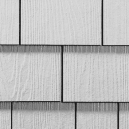 James Hardie Shingle Fiber Cement Straight Siding 15.25"x48" Primed 1pc