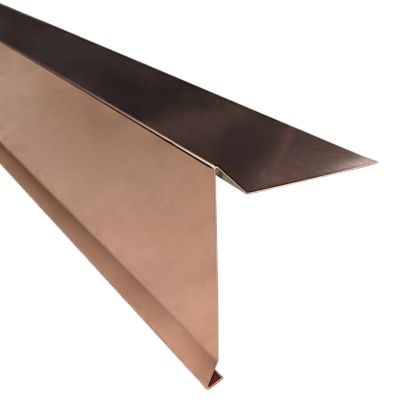 Lakefront Sheet Metal Gravel Stop 5" Face Copper
