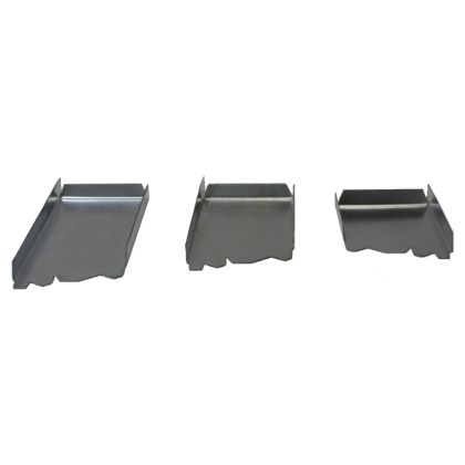 Lakefront Sheet Metal Box Gutter End Cap Galvanized