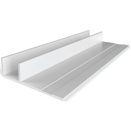 Tamlyn F516 XtremeTrim 1/2" F-Reveal No Lip 5/16"x10'