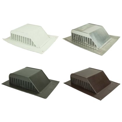 GAF Master Flow Roof Louver Aluminum Slant Back