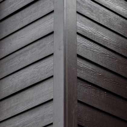 James Hardie Plank Fiber Cement Cedarmill Siding 7.25"x144" Midnight Black 1pc