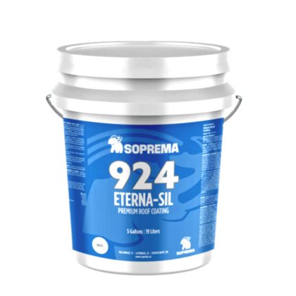 Soprema 924 Eterna Sil High Solid Silicone Roof Coating 5 gal 12 Buckets