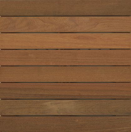 Bison IPE Wood Deck Tile Smooth 2'x2'