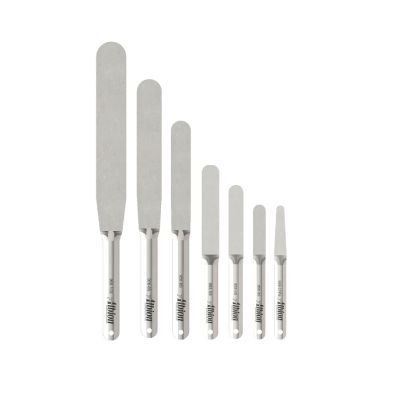 Albion Tools 958-G01 7-Piece Stainless Steel Spatula Set 3/8" to 1.5"
