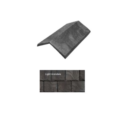 Brava Slate 2.0 Tile Hip and Ridge 14" X 5.625" X 6" Standard 120 Degree 10/bundle