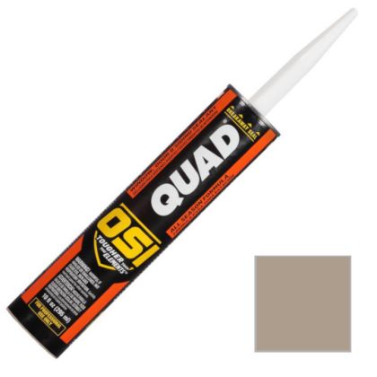 OSI Quad Window Door Siding Sealant Caulk 10oz Pearl Gray 541